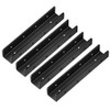 heneng 4 Pcs Fence Mounting Bracket for 1" Square Rails,