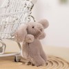 LOHGOU Cute Mini Rabbit Keychain Stuffed Rabbit Bag Decoration Fluffy