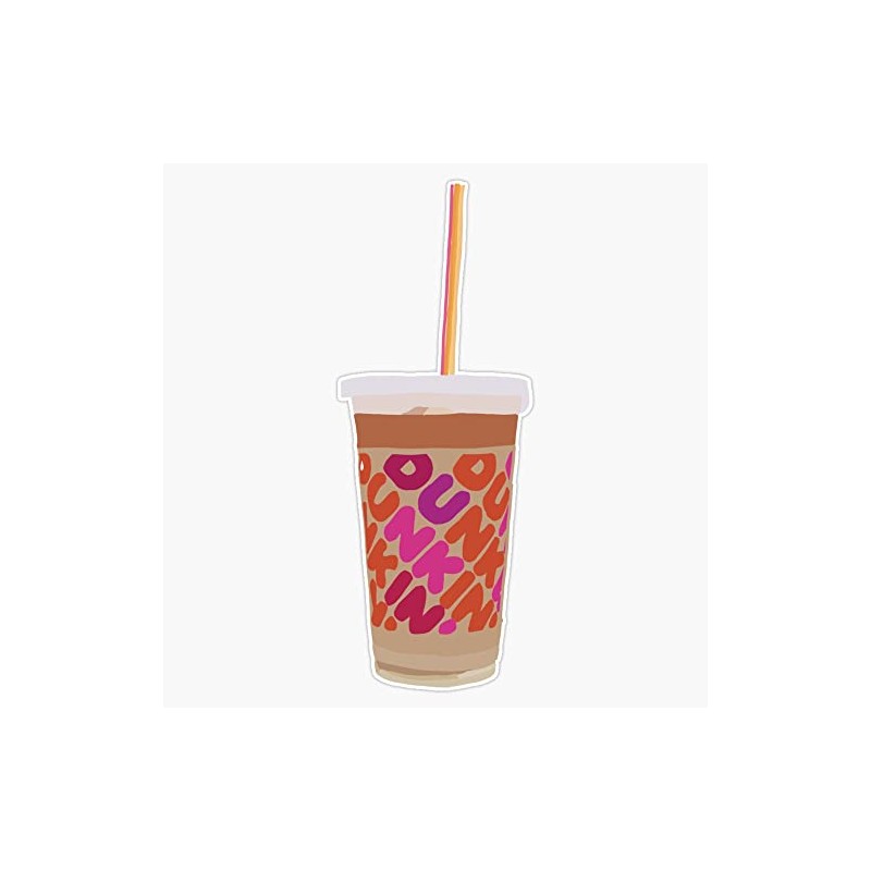 Magnet Dunkin Magnetic Vinyl Sticker 5"