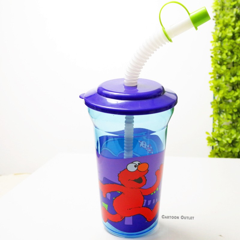 Zak Designs Adventures of Elmo In Grouchland Blue Plastic Cup