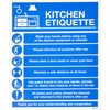 Caledonia Signs 18573H Kitchen COVID19 guidelines