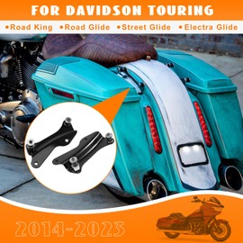 Eumti 4-Point Docking Hardware Kit Quick Release Tour Pack Luggage Rack Sissy Bar Mounting Kit Replacement 52300354 for Harley Touring Street Glide Electra Glide Road King Road Glide 2014-2024