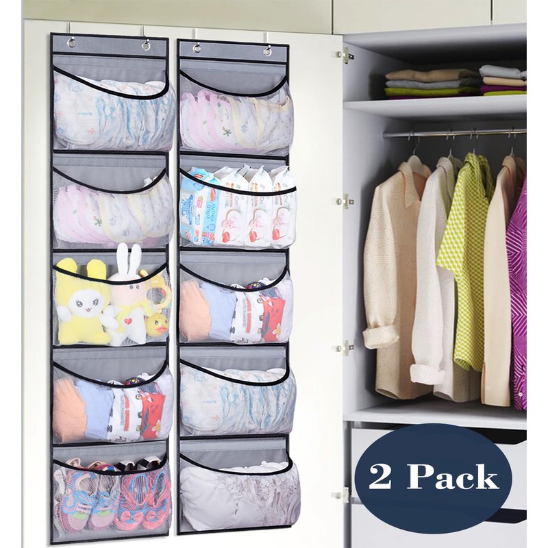 KEETDY Hanging Shelves Over the Door Organizer Storage for Closet