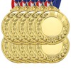 PATIKIL Blank Award Medals, 10 Pack Gold Award Medals with