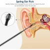 ECKXCH Ear Cleaning Kit Safe Ear Wax Removal Tool Black