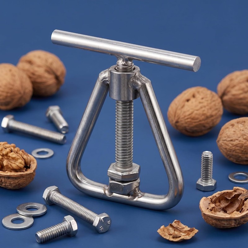 COLLBATH 2 Unidades Abridor de Nueces de Acero Inoxidable Manual