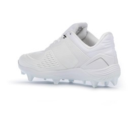 Boombah Viper Pureknit Molded Cleat - Status Pitching Toe White/White - Size 7.5