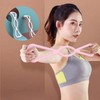 Yoga Pilates Full Body Stretching Resistance Band Light Pink 2ea