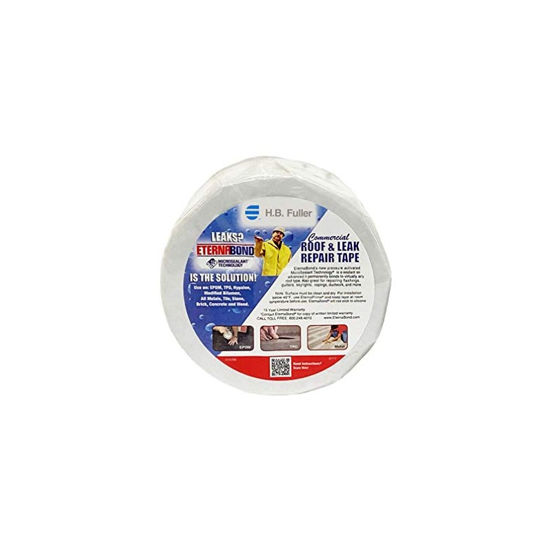 EternaBond WebSeal White 4" x50' MicroSealant Woven Polyester Tape |