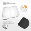 BIXUAN Sun Protection Compatible with Volvo XC40 2018-2023 Windscreen for