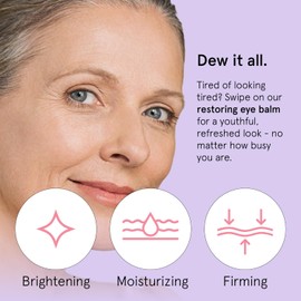 grace & stella Under Eye Brightener Balm Stick - Travel Size Toiletries - Retinol & Caffeine Eye Cream for Dark Circles, Puffiness, Wrinkles - Restore and Hydrate - Vegan Skincare (0.13oz / 3.5g)