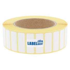 Labelident Thermal Labels on a Roll - 36 x 12.7 mm - 3,500 BPA-Free Thermal Direct Labels Eco on 3 Inch (76.2 mm) for Standard and Industrial Printers