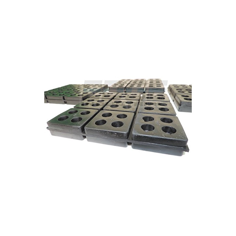 HEAVY DUTY ANTI VIBRATION ISOLATION PADS 6" X 6" X
