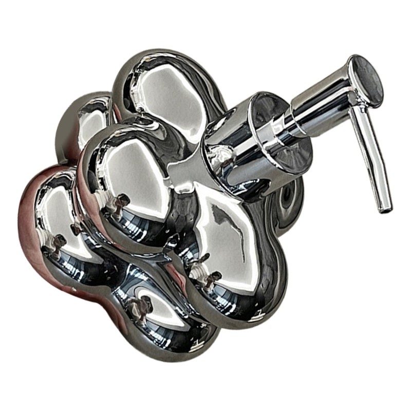 Cloud Press Pump Bottle Ceramic Reusable Decoration Refillable Cloud Shape