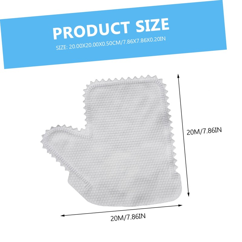 Baluue 20pcs Non Woven Dusting Gloves with Serrated Electrostatic Design