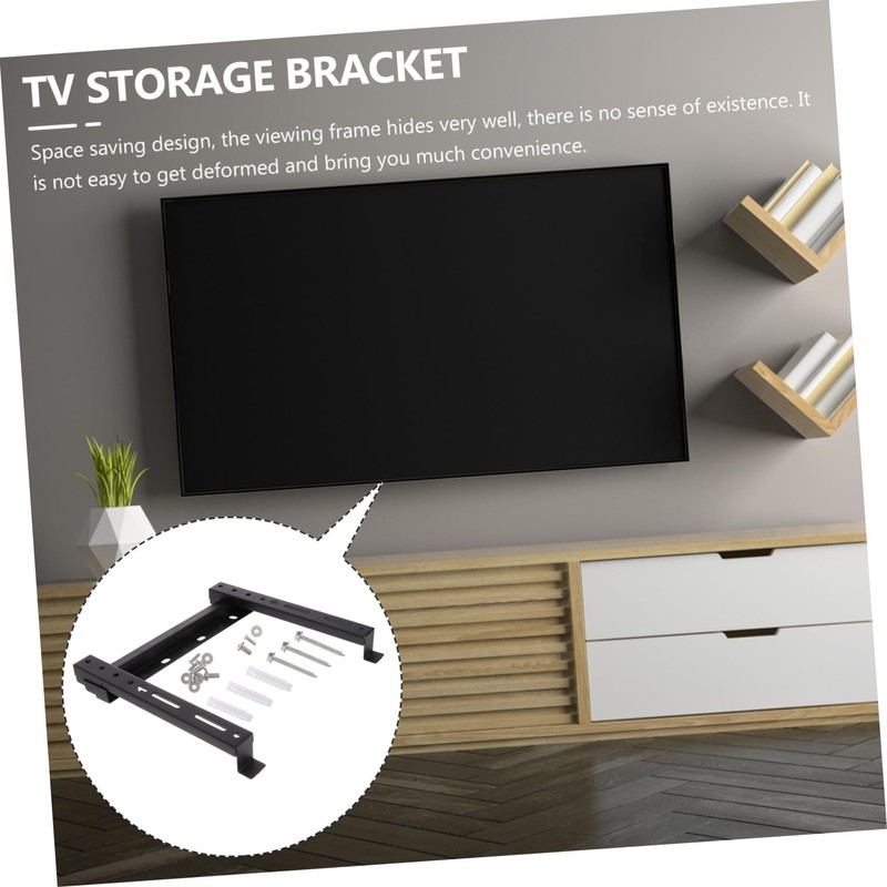 LABRIMP Fixed Tv Wall Mount Bracket Simple Installation Tv Wall