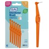 TePe Interdental Brush Angle, Orange, 0.45mm/ISO 1, 6pcs, Interspace Cleaning,