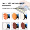 Air Random Obrital Sander 5" Dual Action Palm Sander, Hook