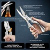 MISHURACLES Multi-functional Chicken Fish Meat Bone Scissors Stainless Steel Poultry