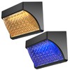 Tadyreal Solar Fence Lights Outdoor Waterproof Ip65, 10 Lighting Modes
