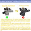 YzusGomumu Upgrade Aluminium Engine Coolant Thermostat Housing Assembly Compatible with