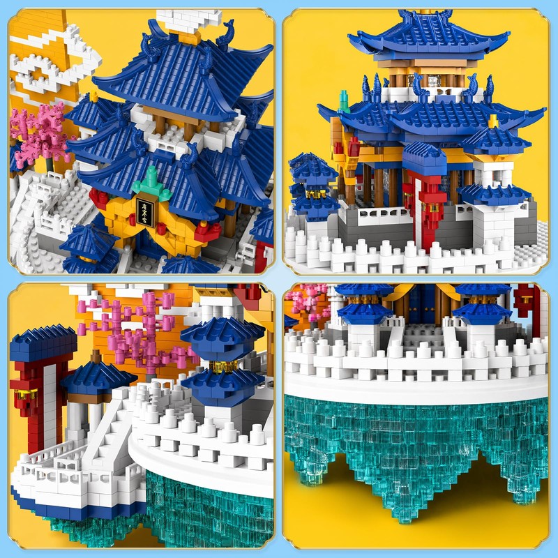 Micro Building Blocks Set for Adults with LED Lights -