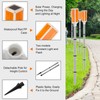 Macarrie 9 Packs Solar Powered Driveway Markers Lights Reflective Driveway