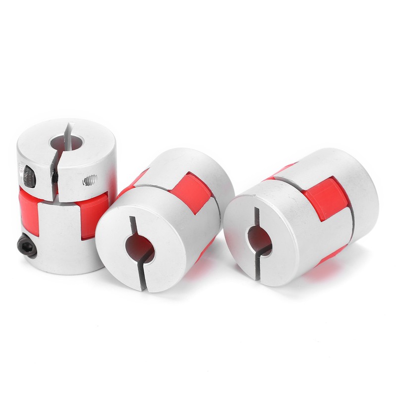 3Pcs Flexible Coupler Aluminum Alloy Ball Screw Coupling Kit Motor