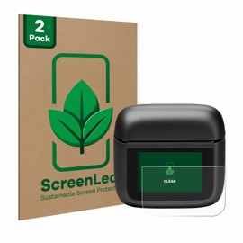ScreenLeaf (Pack of 2) Protective Film for JBL Tour Pro 3 [Sustainable Screen Protector, Film, Transparent, Scratch-Resistant]