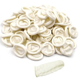 Finger Sacks Disposable Anti-slip Fingertip Protection Commercial 200g (Approx. 260 Pcs) Latex Natural Rubber Powder Free Finger Sacks Anti-Static