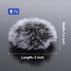 2*Pcs Furry Mic Windscreen for DJI Mic - Mic Wind