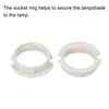 sourcing map G9 Light Socket Rings Lamp M20 Shade Holder