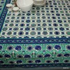 Floral Tablecloth for Rectangle Tables, Cotton Floral Kitchen Dining Table