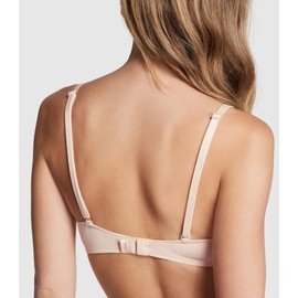 Victoria's Secret Pink Wear Everywhere T-Shirt Bra, Lightly Lined, Smooth, Bras for Women, Beige (38D)