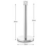 Kitchen Roll Holder Pole | Heavy Duty Kitchen Towel Stand,