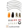 Alphasonik AAK0G Premium 0-Gauge Complete Car Amplifier Installation Kit Hyper-Flex