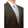 Fabio Farini - Plain-Coloured, Elegant Tie - Choice of Length: