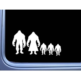 EZ-STIK Bigfoot Family Sticker M308 8 Inch Decal sasquatch squatch yeti window