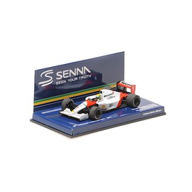 Minichamps 540913301 - McLare. MP4/6 Ayrton Senna World Champion 1991 Dirty Version - 1/43 Scale - Collectible Model