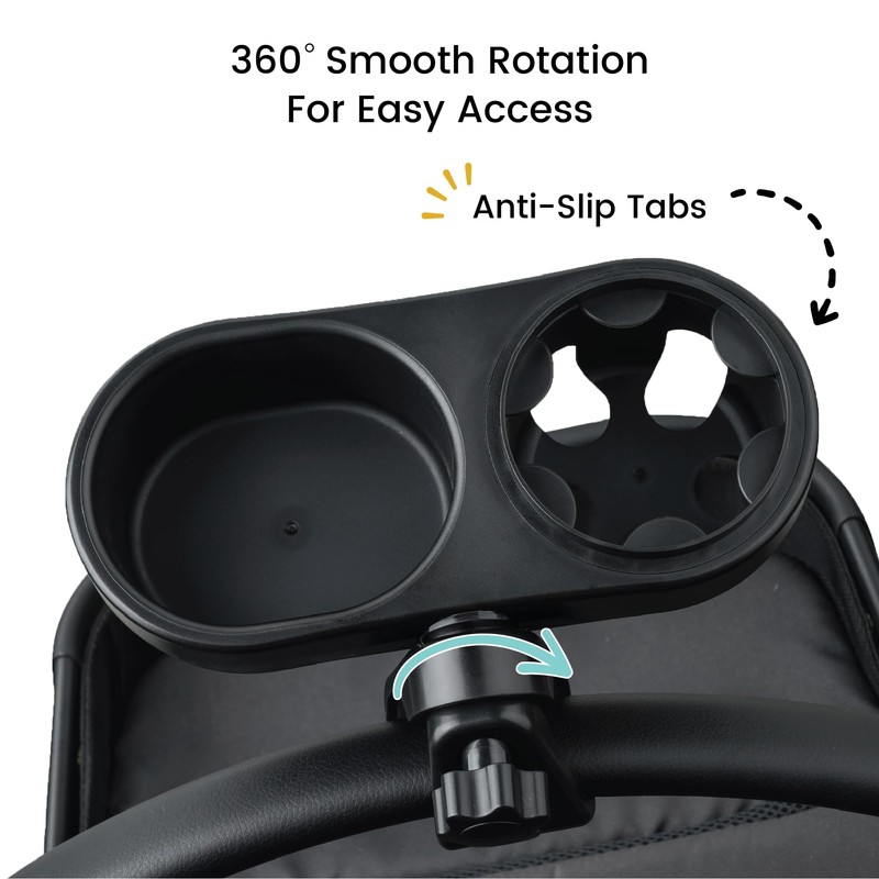 Stroller Tray and Cup Holder
