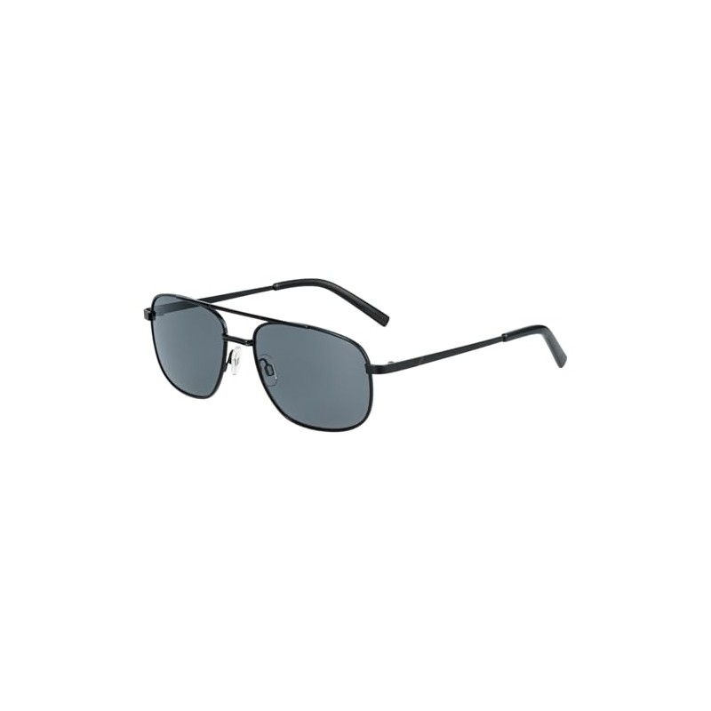 meigan Men's UV400 Teardrop Double Guard Square Metal Frame Matte
