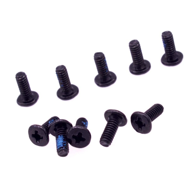 10-Pack M2x5mm Black Mounting Screw Bottom Case Screws Replacement for
