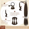 Sofeiyan Braid Extensions Ponytail Extension with Hair Scrunchie 76 cm