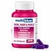MultiBlue - Colageno + Biotina 60 Capsulas | Formulado con
