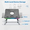 Enermax Gaming Laptop Stand, 360° Notebook Stand Height-Adjustable with RGB