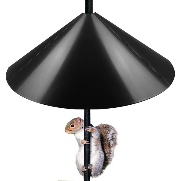 Queension Queension Squirrel Proof Baffle, 19-inch Wide Squirrel Guard Stopper
