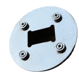 Cricket-Gifts - Half Cricket Ball Bottle Opener | Multipurpose Fridge Magnet & Paperweight | Durable Metal | Ideal for Cricket Enthusiasts | Compact 7.5 cm Design, Black, Metal