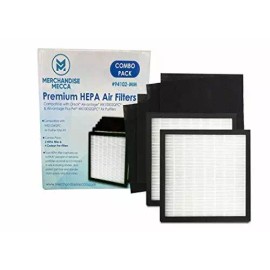 Oreck 4 HEPA Filters & 8 Carbon Pre-Filters Compatible with Oreck WK01234QPC