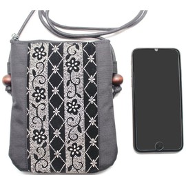 Maruzen Pochette Suede Inden Style Walking Pochette Ripped