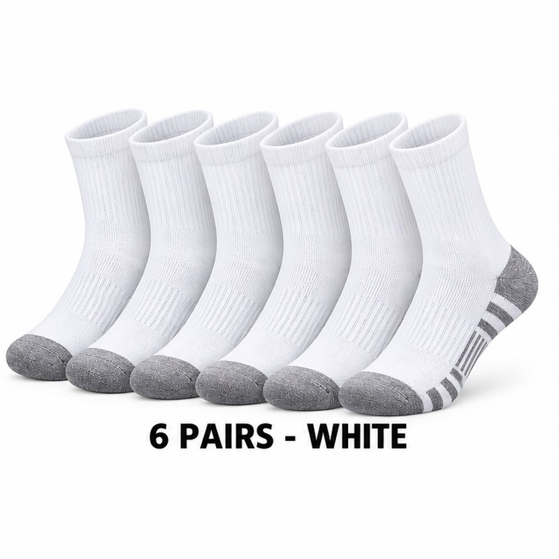 Men’s Crew Socks for Gym & Outdoor Use – Soft